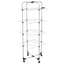 Drying Rack Tower 4 Levels 40M White Steel MSV