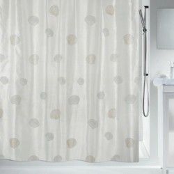 Cortina de ducha de poliéster ATLANTIS 240x180cm Beige Spirella