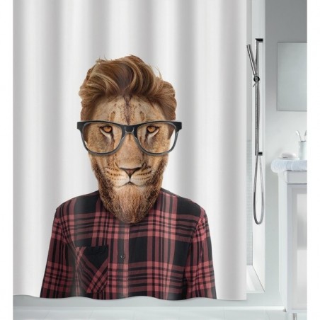 Polyester Shower curtain SMARTLION 180x200cm Multicolor Spirella