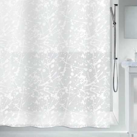 Cortina de ducha PEVA BANG 180x200cm Blanco Spirella