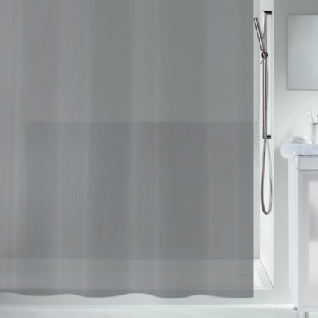 Rideau de douche PEVA BIO 180x200cm Gris Spirella