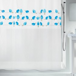 Spirella Shower curtain PEVA BIRDY 180x200cm Blue