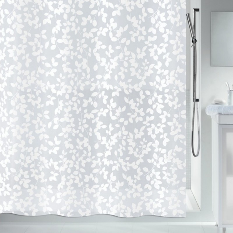 Cortina de ducha PEVA BLATT 180x200cm Blanco Spirella