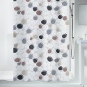 PEVA Cortina de ducha PEVA DIDO 180x200cm Gris y Marrón Spirella