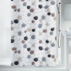 Tenda da doccia DIDO PEVA  180x200cm Grigio e Marrone Spirella