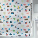PEVA shower curtain FISH 180x200cm Multicolor fish pattern Spirella