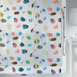 Spirella Shower curtain PEVA FISH 180x200cm Multicolor