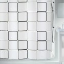 Rideau de douche PEVA FRAME 180x200cm Noir & Blanc Spirella
