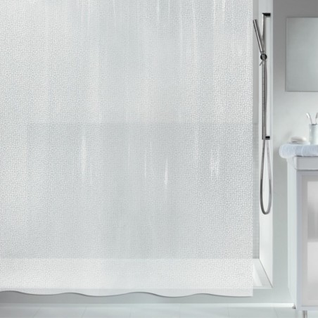 PEVA Shower curtain GALET 180x200cm White Spirella