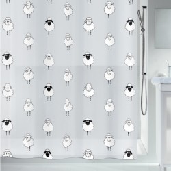 Spirella Shower curtain PEVA LANA 180x200cm Black