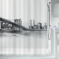 Spirella Shower curtain PEVA NEW BROOK 180X200cm Black