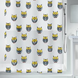 Spirella Shower curtain PEVA OWL 180x200cm Gray