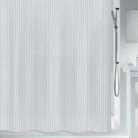 Cortina de ducha PEVA TWILL 120x200cm Blanco Spirella