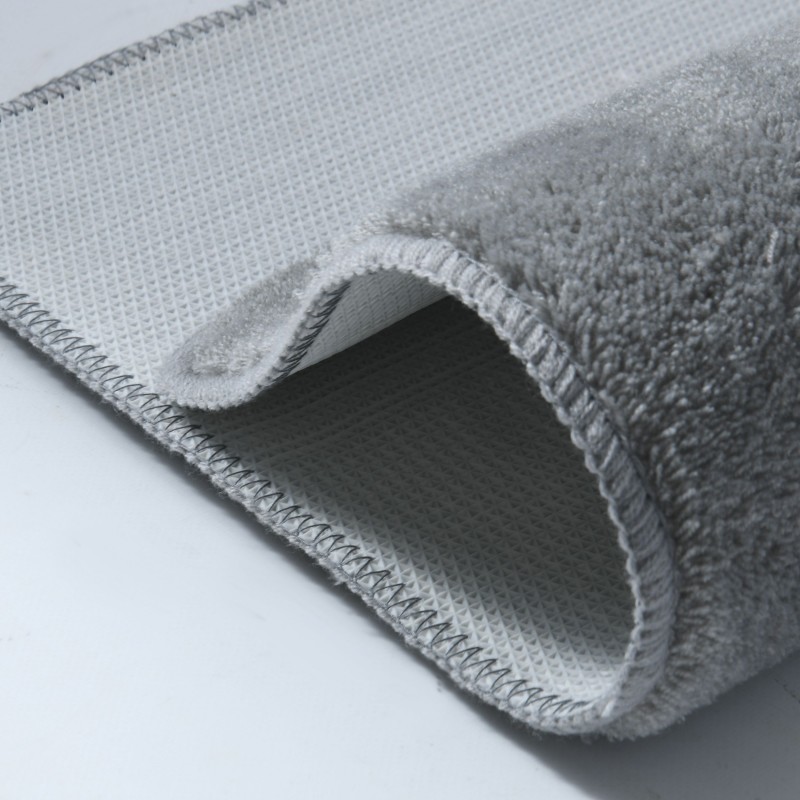 Polyester bath mat ANDROS 50x50cm fish pattern Gray Spirella