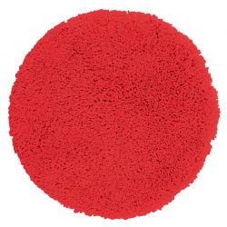 Spirella Round Bathroom mat HIGHLAND Microfiber ø60cm Red