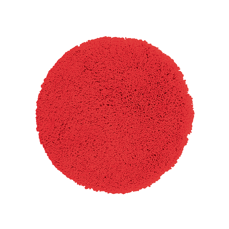 Spirella Badematte Runde Mikrofaser HIGHLAND ø60cm Rot