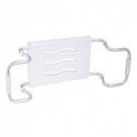 Grand siège de baignoire extensible 50-70cm Blanc - Max 120kg MSV