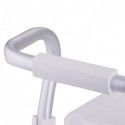 Grand siège de baignoire extensible 50-70cm Blanc - Max 120kg MSV