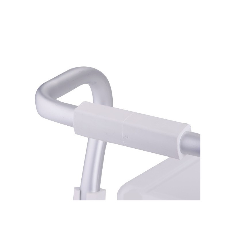 Grand siège de baignoire extensible 50-70cm Blanc - Max 120kg MSV