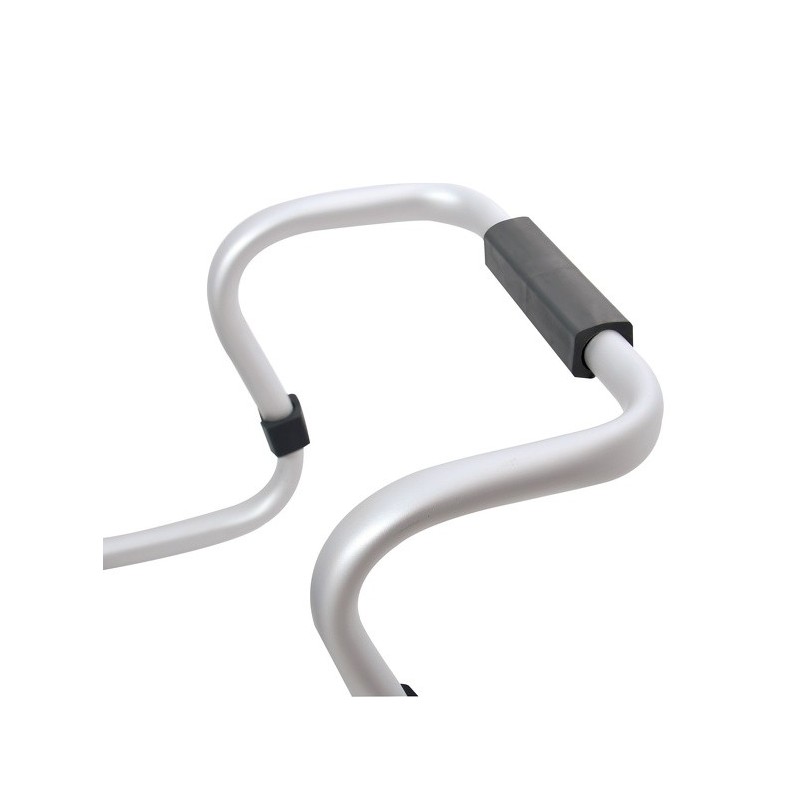 MSV Grand siège de baignoire extensible 50-70cm Gris - Max 120kg