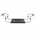 MSV Grand siège de baignoire extensible 50-70cm Gris - Max 120kg