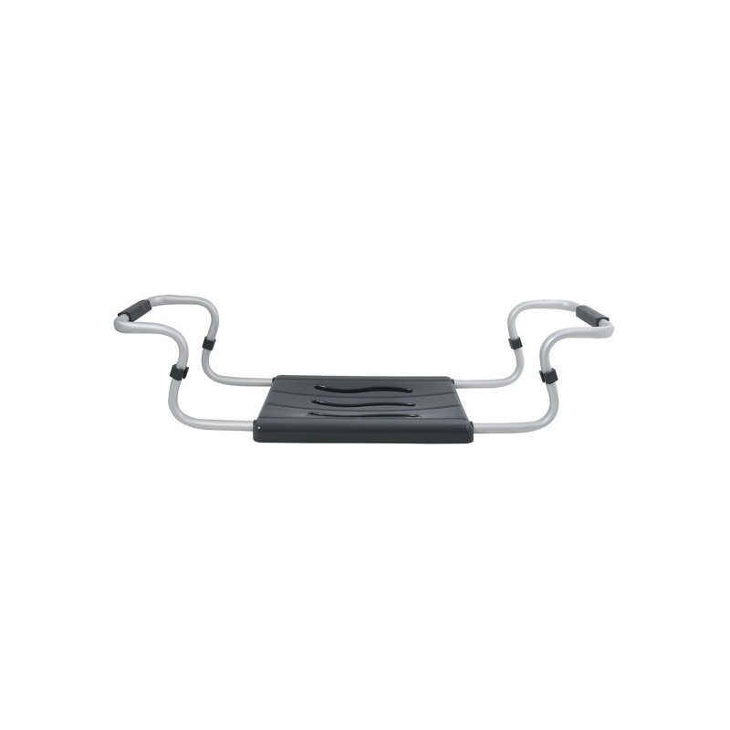 MSV Grand siège de baignoire extensible 50-70cm Gris - Max 120kg