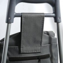 Poussettte de marché, chariot de courses pliable à  2 roulettes 33L Coloris assortis MSV