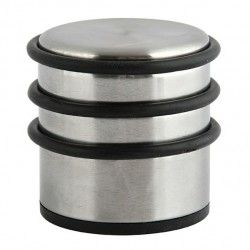 MSV Lot de 6 blocs stop portes solide en inox & caoutchouc