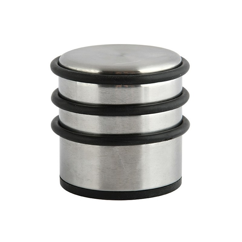 MSV Lot de 6 blocs stop portes solide en inox & caoutchouc