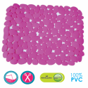 Fond d'évier de cuisine en PVC GALET 40x31cm Rose MSV