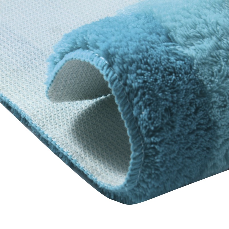 Spirella Tapis de bain Polyester BALANCE 55x55cm Bleu Turquoise