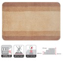Tappetino da bagno in poliestere BALANCE 60x90 cm Beige Spirella