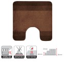Polyester bath mat BALANCE 55x55cm Brown Spirella