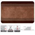 Polyester bath mat BALANCE 55x65cm Brown Spirella