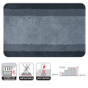 Tappetino da bagno in poliestere BALANCE 55x65cm Spirella Grigio