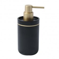 Set of 3 bathroom accessories BLY Black & Gold Spirella