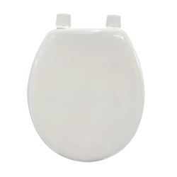 MSV Toilet Seat White MDF - PS Hinges