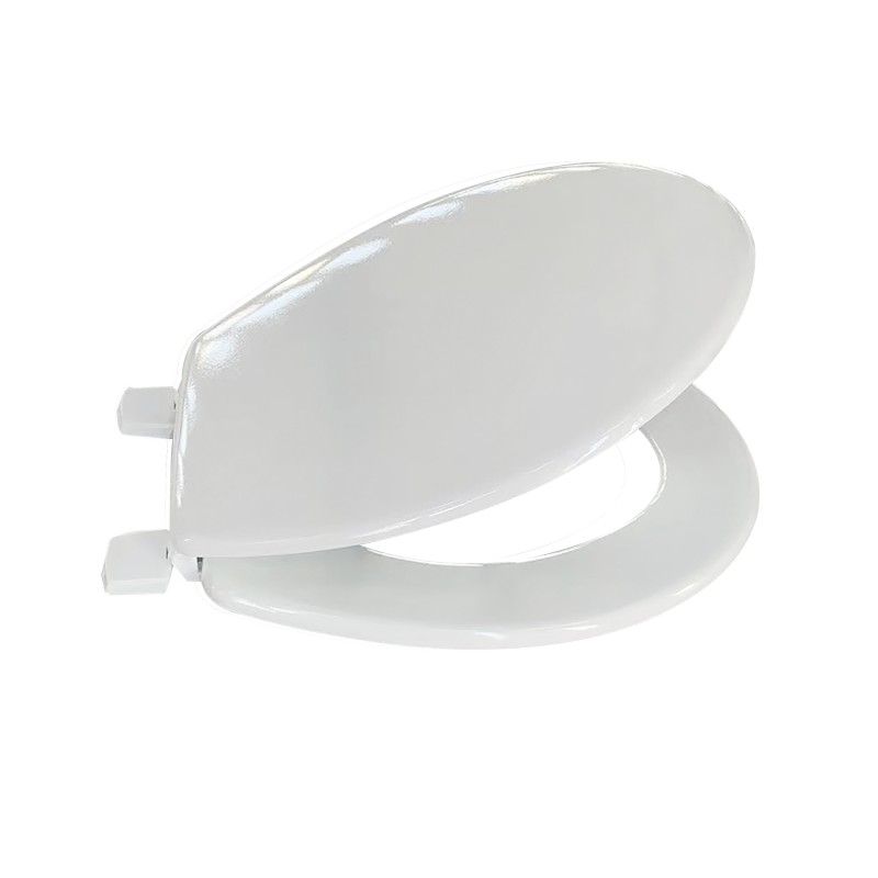 Sedile WC in MDF bianco - cerniere PS MSV