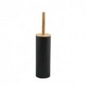 Set Poubelle à  pédale 3L & Brosse Wc ADONIS Noir Spirella