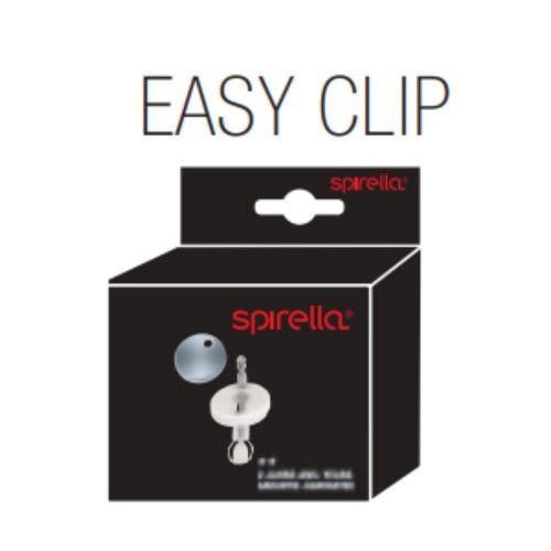 Spirella Charnières Inox pour abattant wc - Modèle EASY CLIP