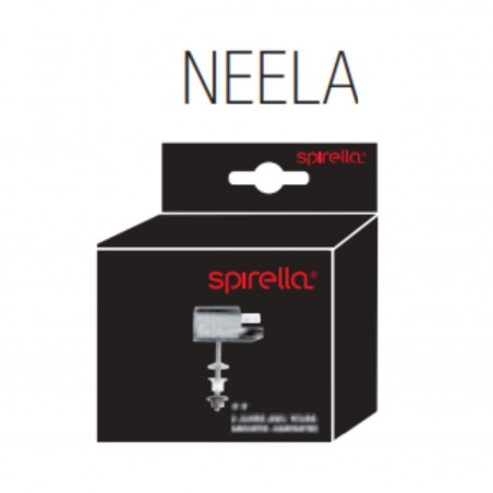 Cerniere in plastica cromata per Copriwater WC NEELA Spirella