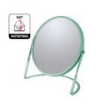 Magnifying mirror on stand Steel AKIRA Matt green Spirella