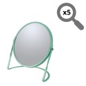 Miroir grossissant sur pied Acier AKIRA Vert mat Spirella