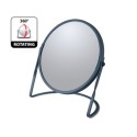 Miroir grossissant sur pied Acier AKIRA Pétrole mat Spirella