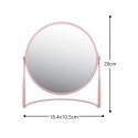 Miroir grossissant sur pied Acier AKIRA Rose mat Spirella