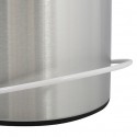 Pattumiera a pedale in acciaio inox UNNA 5L Steel & White MSV
