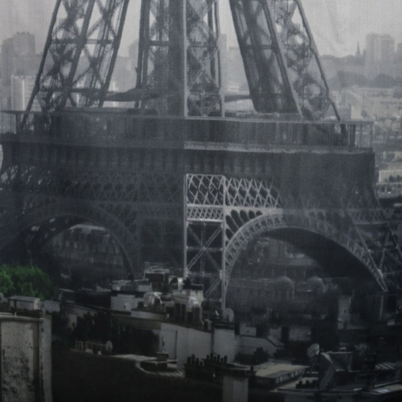MSV Duschvorhang Polyester 180x200cm Paris - Ringe inklusive