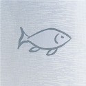 Spirella Duschvorhang Polyester KOS 240x200cm Silber