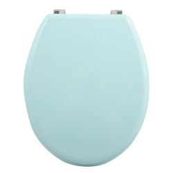 MSV Toilet Seat MDF CLÉO Powder Green- Stainless Steel Hinges