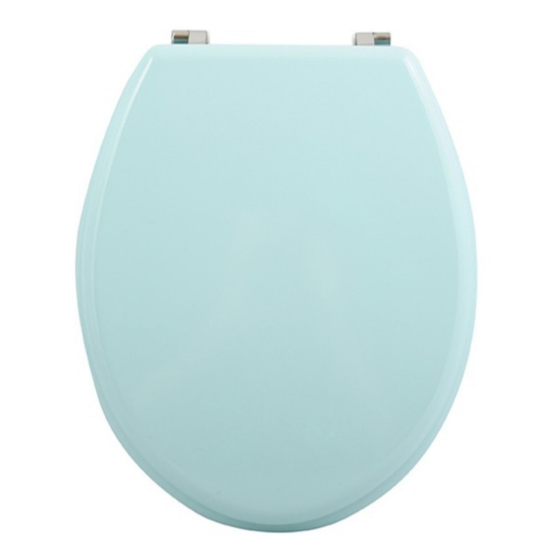Toilet seat MDF CLÉO Powder Green -  stainless Steel Hinges MSV